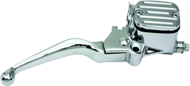 Bikers Choice Chrome 96-07 FL 96-10 ST Dyna 96-03 XL 9/16 Bore Chopped Handlebar Master Cylinder - Powersports Haven