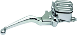Bikers Choice Chrome 96-07 FL 96-10 ST Dyna 96-03 XL 9/16 Bore Chopped Handlebar Master Cylinder