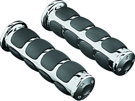 Kuryakyn Universal ISO Grip 1inch Bars Chrome - Powersports Haven