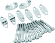 Load image into Gallery viewer, BikeMaster Aluminum Handlebar Risers 7/8in - Silver - Powersports Haven