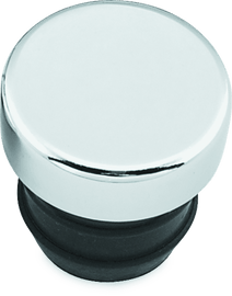 Bikers Choice Big Twin & XL Chrome Custom Oil Tank Cap 1 3/16 Inch Push In Replaces H-D 62644-84T - Powersports Haven