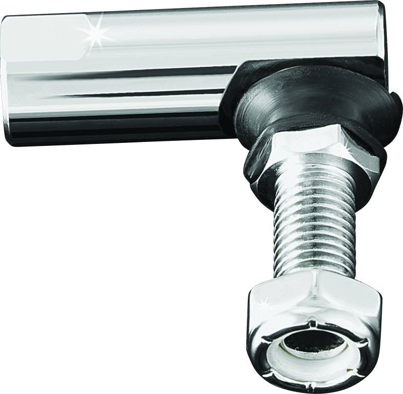 Kuryakyn Barrel Style Right Hand Female 5/16in-24 Threads Chrome - Powersports Haven