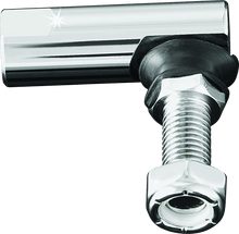 Load image into Gallery viewer, Kuryakyn Barrel Style Right Hand Female 5/16in-24 Threads Chrome - Powersports Haven