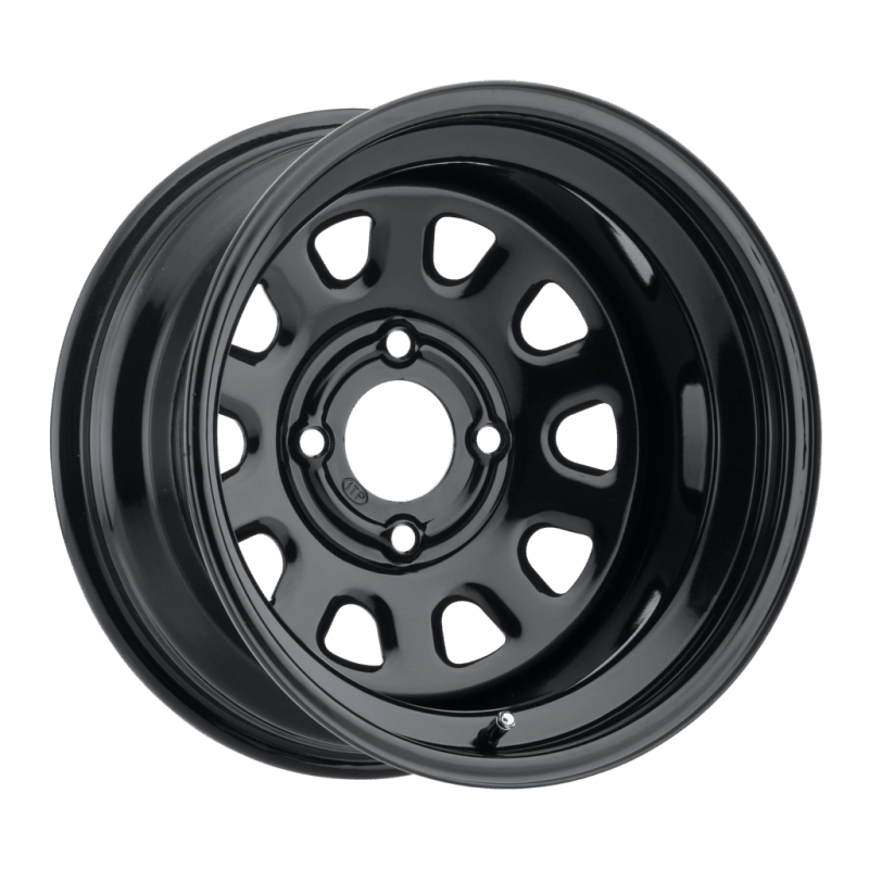 ITP Delta Steel 12x7 / 4x110 BP / 2+5 Offset Black Wheel - Powersports Haven