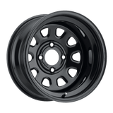 ITP Delta Steel 12x7 / 4x110 BP / 2+5 Offset Black Wheel