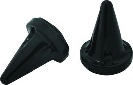 Kuryakyn Stiletto End Caps Grips Black - Powersports Haven