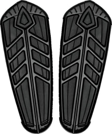 Kuryakyn Spear Driver Floorboard Inserts Satin Black - Powersports Haven