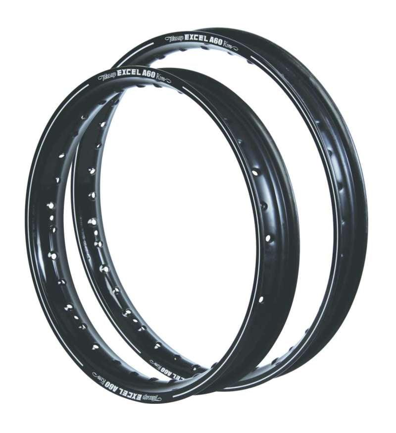 Excel A60 Rims 18x2.15 36H - Black - Powersports Haven