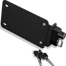 Load image into Gallery viewer, Kuryakyn License Plate Helmet Lock With Mount Black - Powersports Haven