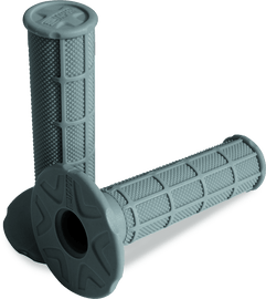 ProTaper 1/2 Waffle Grips - Soft Light Gray - Powersports Haven