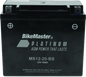 BikeMaster AGM Battery - MS12-20-BS - Powersports Haven
