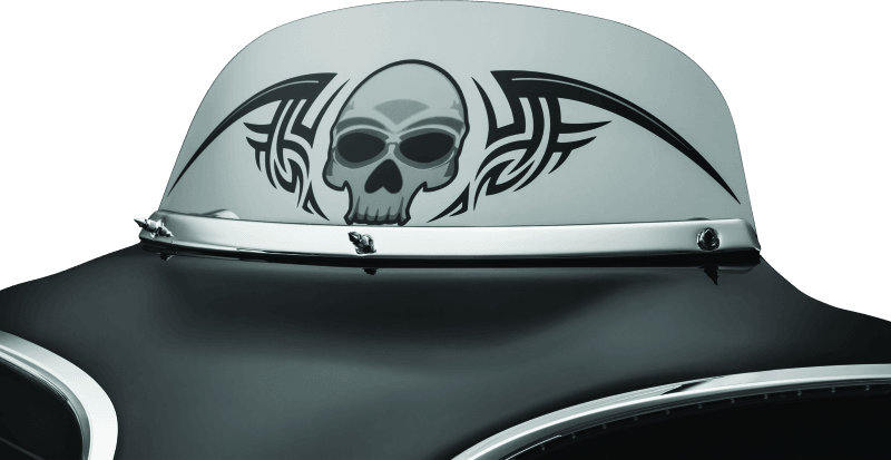 Kuryakyn Smooth Windshield Trim 96-13 Touring Chrome - Powersports Haven