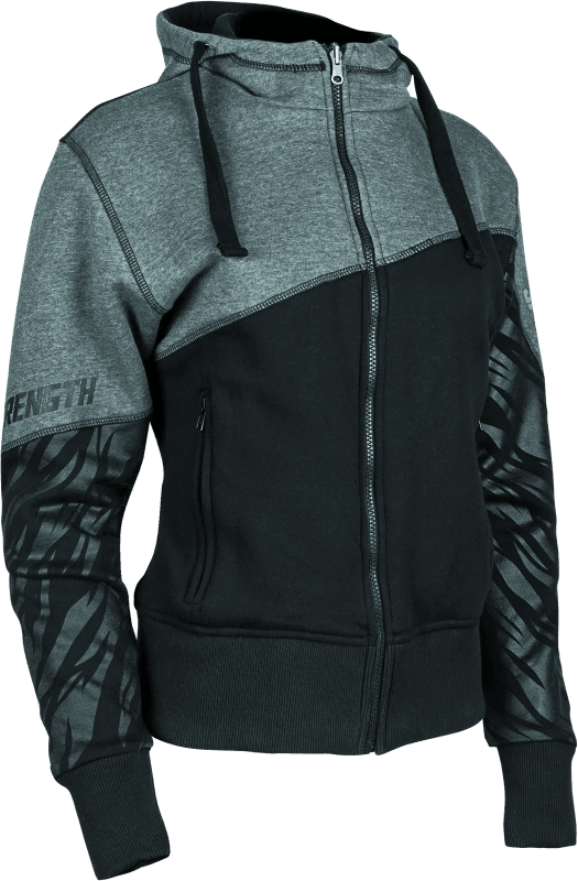 Speed and Strength Cat Outa Hell Hoody Grey/Black Womens - 2XL - Powersports Haven