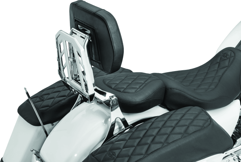 Kuryakyn Neo Driver & Passenger Backrest Chrome - Powersports Haven