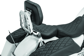 Kuryakyn Neo Driver & Passenger Backrest Chrome - Powersports Haven