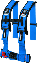 Load image into Gallery viewer, DragonFire Racing Harness- H-Style- 4-Point- 3in Buckle- Blue - Powersports Haven