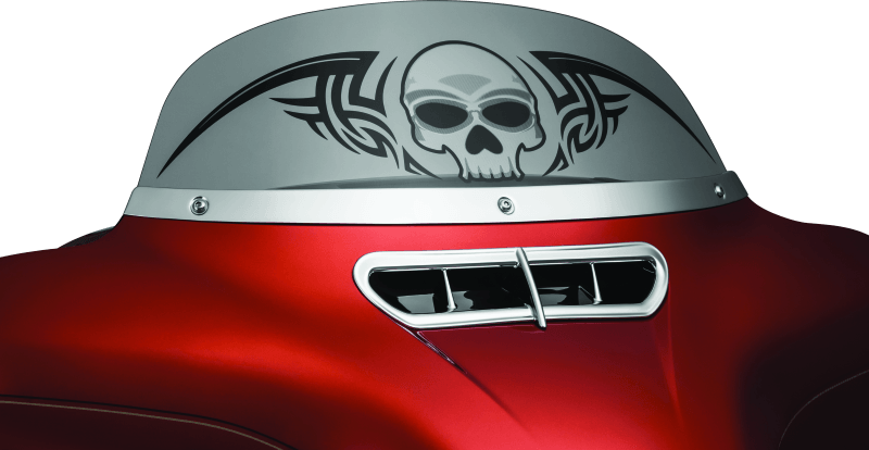 Kuryakyn Smooth Windshield Trim 14-Up Touring Chrome - Powersports Haven