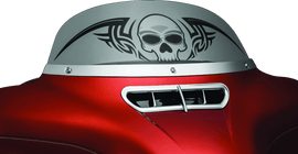 Kuryakyn Smooth Windshield Trim 14-Up Touring Chrome - Powersports Haven