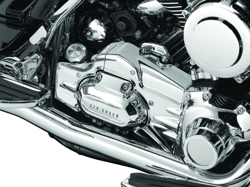 Kuryakyn Transmission Shroud 07-08 Touring with True Dual Exhaust - Powersports Haven