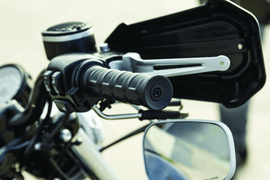 Kuryakyn Dillinger Grips Dual Cable Satin Black - Powersports Haven