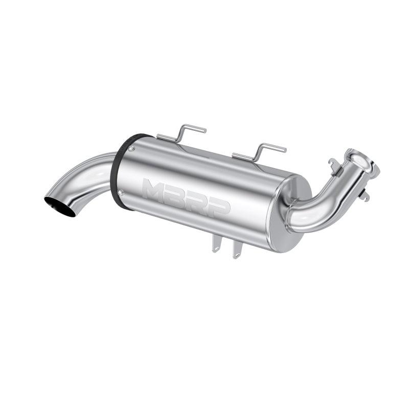 MBRP 2011+ Polaris Sportsman Touring 850 T304 Stainless Single Slip-On Performance Series - Powersports Haven
