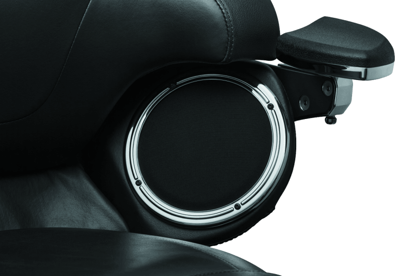 Kuryakyn Rear Speaker Accents For 14-Up Touring Models Chrome - Powersports Haven