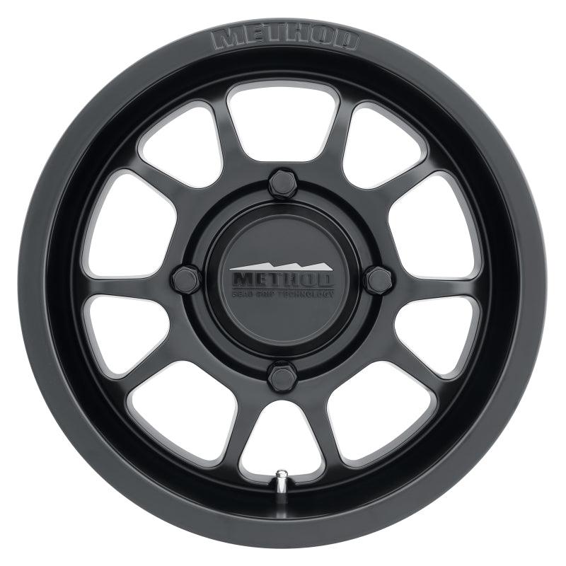 Method MR409 Bead Grip 15x8 / 4+4/0mm Offset / 4x156 / 132mm CB Matte Black Wheel - Powersports Haven