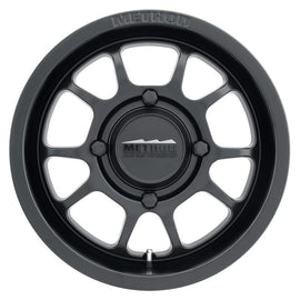 Method MR409 Bead Grip 15x8 / 4+4/0mm Offset / 4x156 / 132mm CB Matte Black Wheel - Powersports Haven
