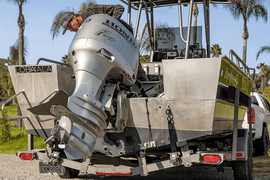 Rhino USA Retractable Transom Straps (2 Pack-Black) - Powersports Haven