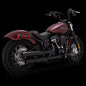 Vance & Hines 18-22 Harley Davidson Softail Eliminator 300 PCX Slip-Ons Exhaust - Black - Powersports Haven