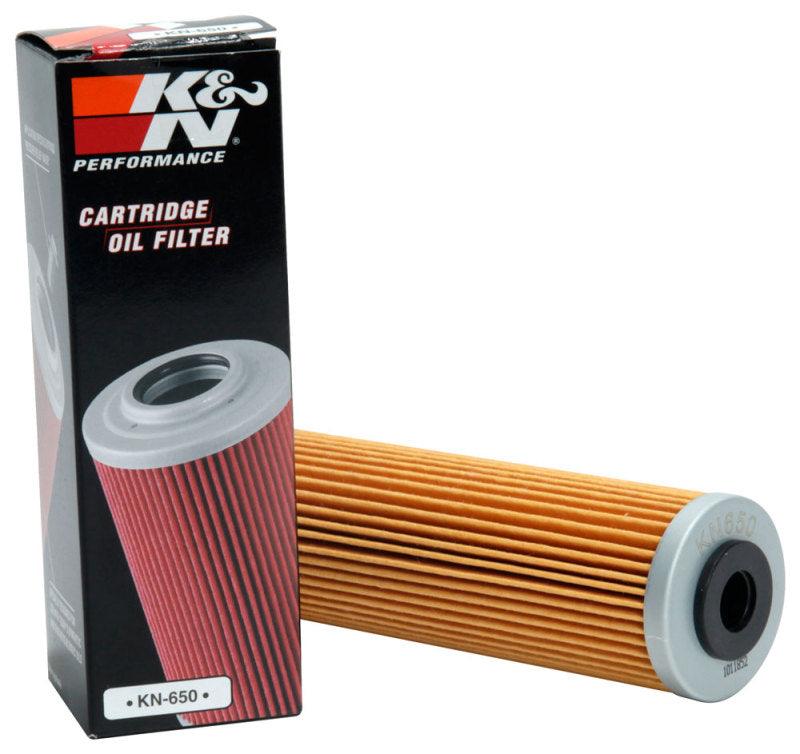 K&N 1.625in OD x 5.05in H Oil Filter - Powersports Haven