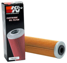Load image into Gallery viewer, K&amp;N 1.625in OD x 5.05in H Oil Filter - Powersports Haven