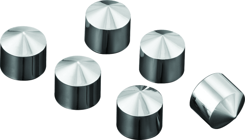 Kuryakyn Peaked Rocker Box Bolt Covers 6 Piece Twin Cam & Milwaukee-8 - Powersports Haven
