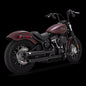 Vance & Hines 18-22 Harley Davidson Softail Twin Slash S/OS PCX Slip-On Exhaust - Black - Powersports Haven