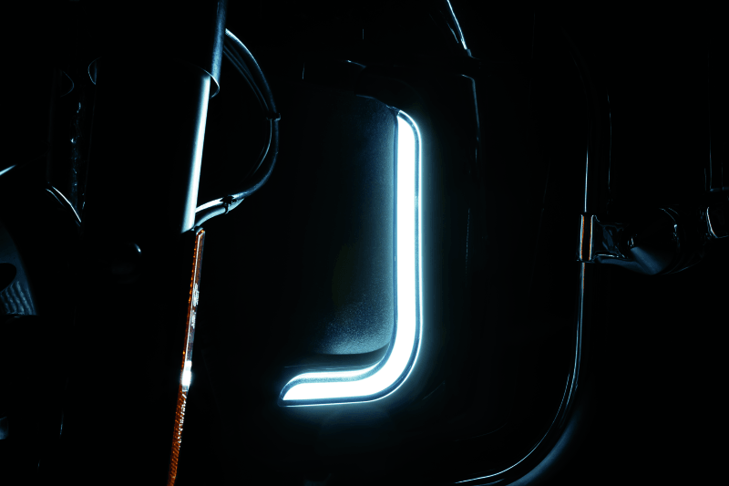 Kuryakyn Tracer LED Fairing Lower Accents Black - Powersports Haven