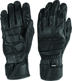 FIRSTGEAR Athena Short Gloves Black - Women Extra Large - Powersports Haven