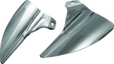 Kuryakyn Saddle Shields Heat Deflectors 09-Up Touring Smoke