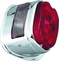 Bikers Choice 56-72 Big Twin & XL Chrome Taillight W/Red Lens & Top License Light Repl H-D 68010-64B - Powersports Haven