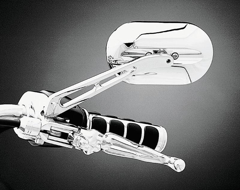 Kuryakyn Magnum Plus Mirror Flat Glass Chrome - Powersports Haven