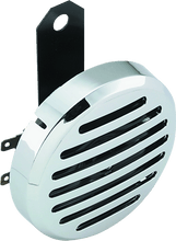 Load image into Gallery viewer, Bikers Choice Chrome Slotted Custom Electric Horn 12 Volt Universal - Powersports Haven
