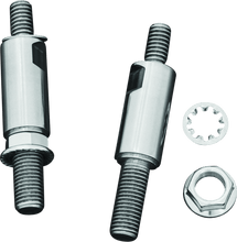 Load image into Gallery viewer, Kuryakyn Raised Mirror Adaptors Metric Models (Excluding Yamaha) Chrome - Powersports Haven