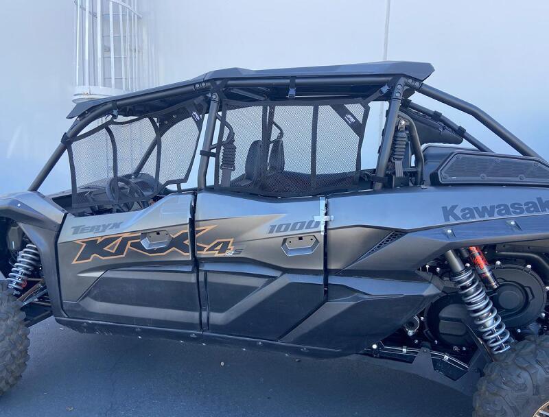 PRP Kawasaki KRX 4 Mesh Window Net Set (Rear) - Powersports Haven