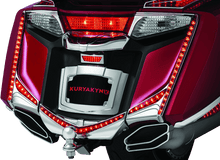 Load image into Gallery viewer, Kuryakyn L.E.D. Vertical Rear Light Strips 12-17 GL1800 Chrome Red Lens - Powersports Haven