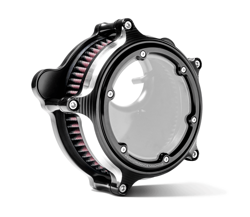 Performance Machine 23-Up CVO, 2024 Touring Vision Series Air Cleaner - Contrast Cut - Powersports Haven
