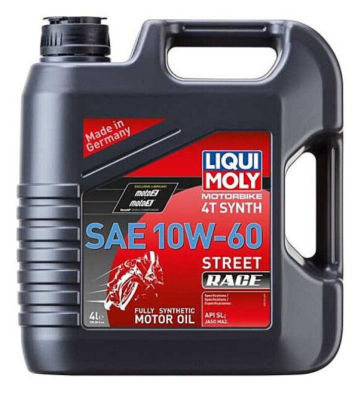 LIQUI MOLY 4L Motorbike 4T Synth SAE 10W60 Street Race - Powersports Haven