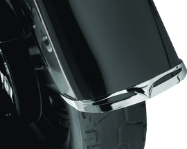 Kuryakyn Fender Tip Front Leading Edge 90-17 Fat Boy Models Chrome - Powersports Haven