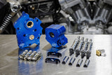 S&S Cycle 2017+ M8 Oil Cooled Cam Chest Kit w/o Cam - Chrm Pushrod Tubes & Chain Tensioner Incl. VVT