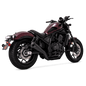 Vance & Hines HONDA 21-22 Rebel 1100 S/O Black Slip-On Exhaust - Powersports Haven