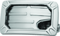 Kuryakyn Nova Curved Horizontal Mount Side License Plate Holder Chrome - Powersports Haven