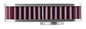 K&N Replacement Unique Air Filter 6.625in L x 4.75in W x 1.625in H with 1 Flange for Harley Davidson - Powersports Haven